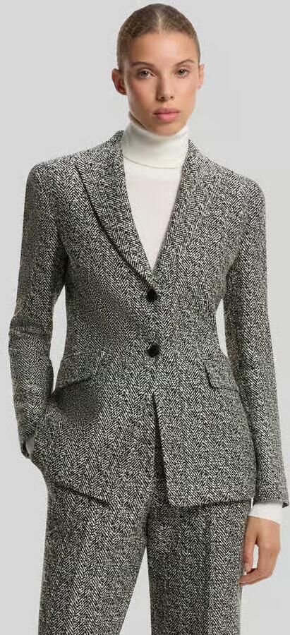 HUGO Regular fit longblazer met 2-knoopsluiting model 'Asmalla' - Foto 3