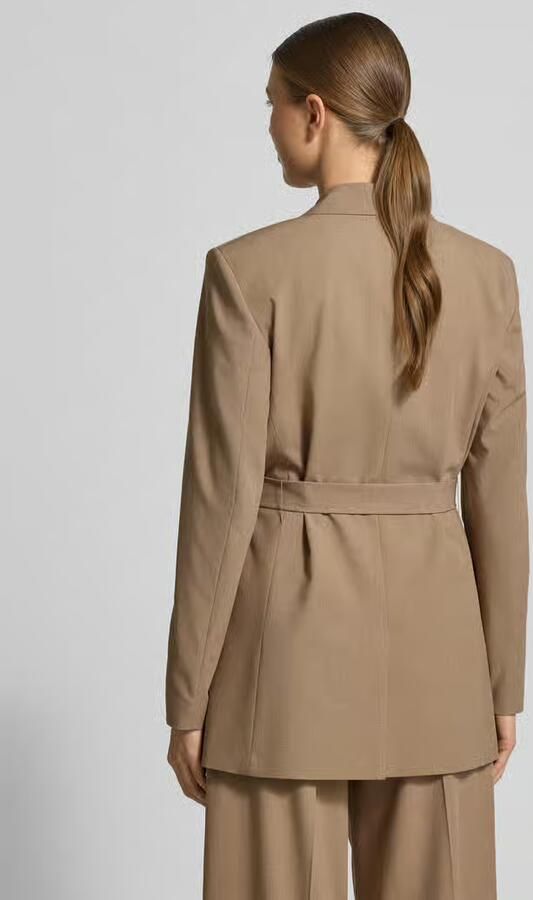 HUGO Regular fit longblazer met viscose-aandeel model 'ABIVALE' - Foto 3