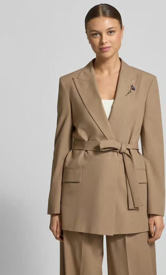 HUGO Regular fit longblazer met viscose-aandeel model 'ABIVALE' - Foto 2