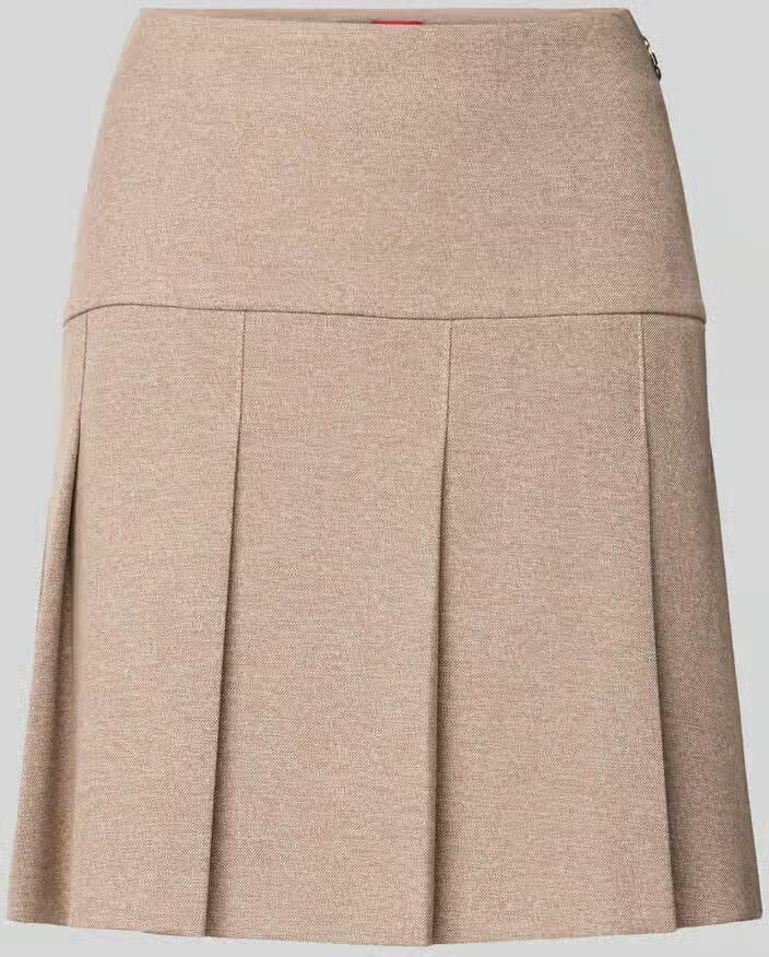 HUGO Regular fit minirok met viscose model 'RENORE' - Foto 2