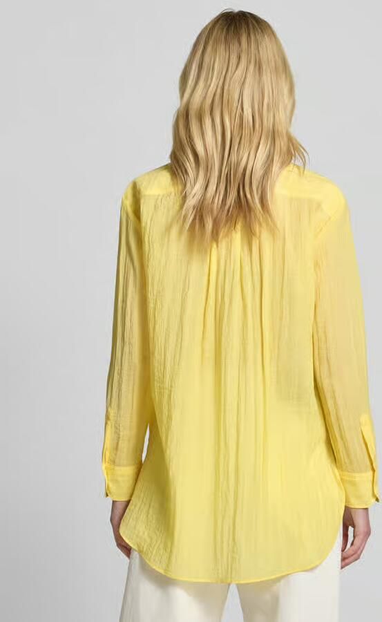 HUGO Regular fit overhemdblouse in kreuklook model 'Elodina'