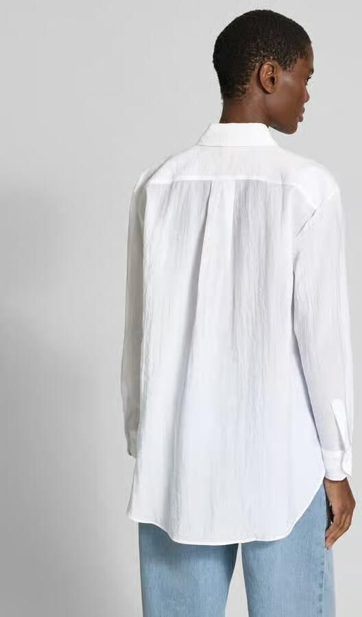 HUGO Regular fit overhemdblouse in kreuklook model 'Elodina'
