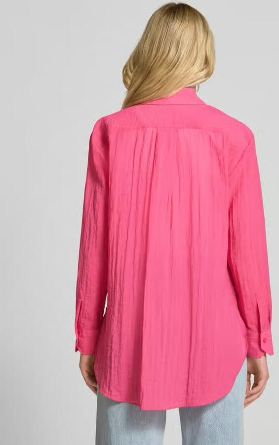 HUGO Regular fit overhemdblouse in kreuklook model 'Elodina'