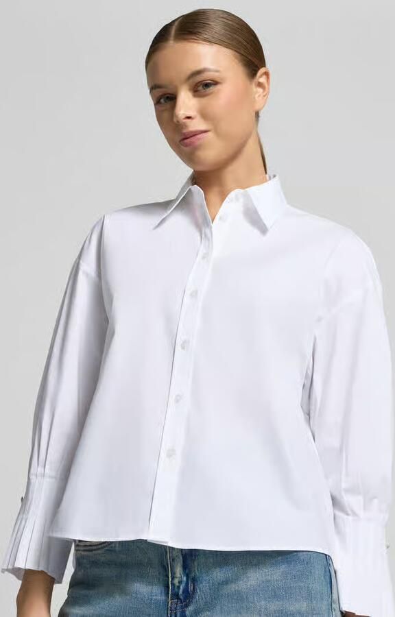 HUGO Regular fit overhemdblouse van katoenmix model 'EGGY' - Foto 2