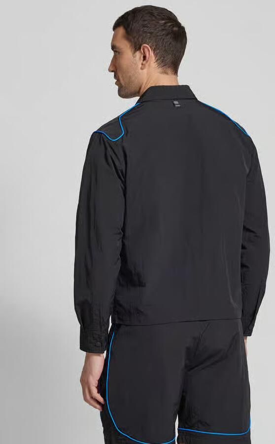 HUGO Regular fit overhemdjack met labelprint model 'ESELIO'