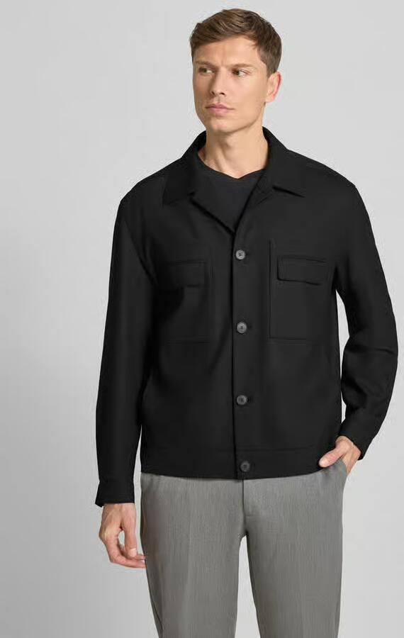 HUGO Regular fit overhemdjack met viscose Model 'JULIANO' - Foto 3