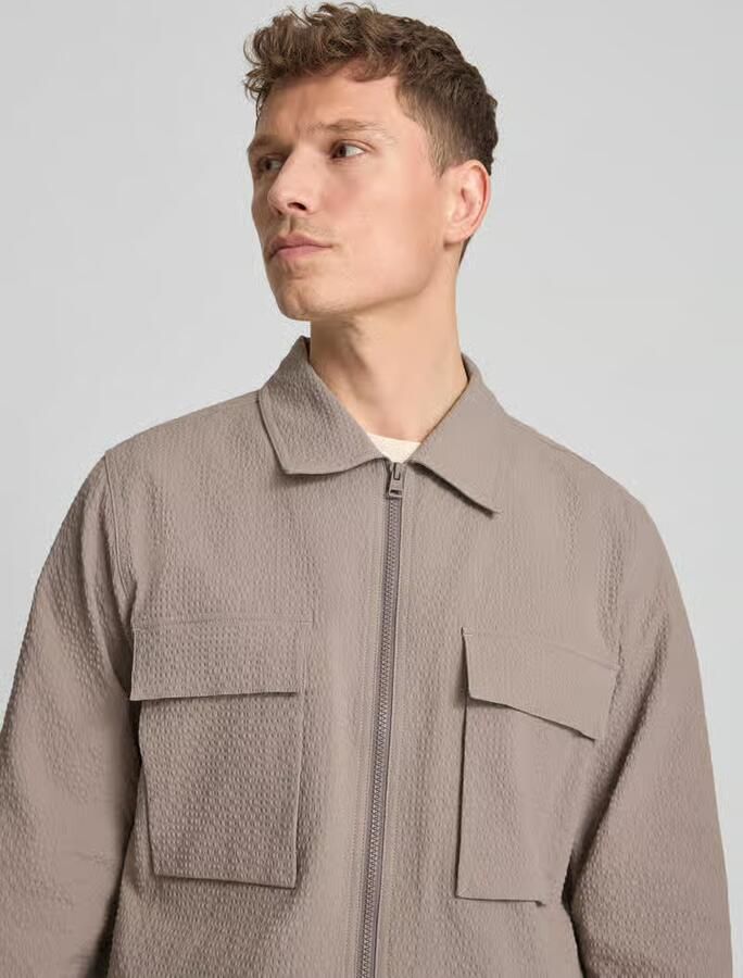HUGO regular fit overjacket van katoenmix Mondall 'ESELIO'