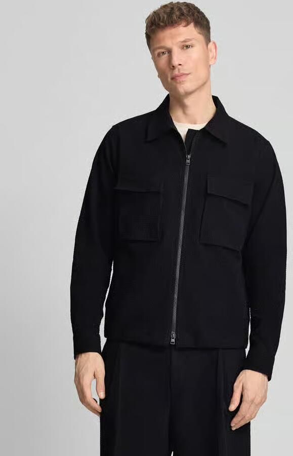 HUGO regular fit overjacket van katoenmix Mondall 'ESELIO' - Foto 2
