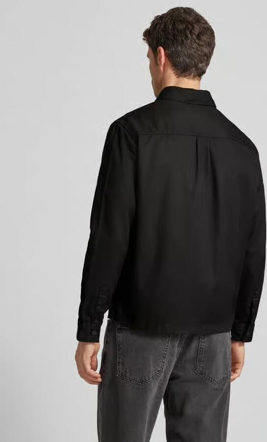 HUGO Regular fit overhemdjack van een mix van lyocell en katoen model 'ENOCK' - Foto 3
