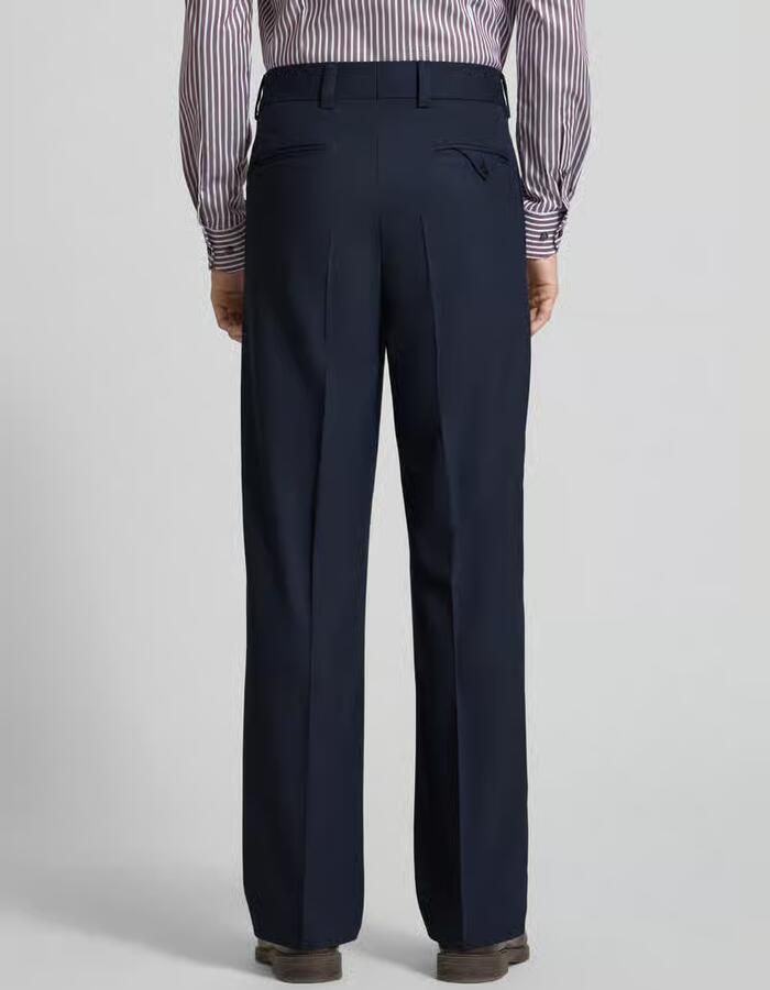 HUGO Regular fit pantalon met persplooien model 'FLIPS251X' - Foto 2