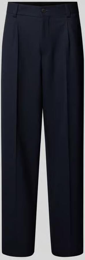 HUGO Regular fit pantalon met persplooien model 'GJ'