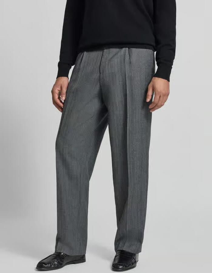 HUGO Regular fit pantalon met viscose met model 'Flips251X' - Foto 2