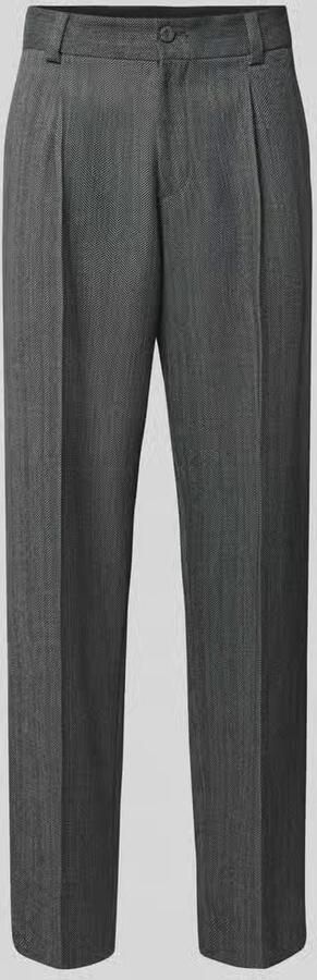 HUGO Regular fit pantalon met viscose met model 'Flips251X' - Foto 3