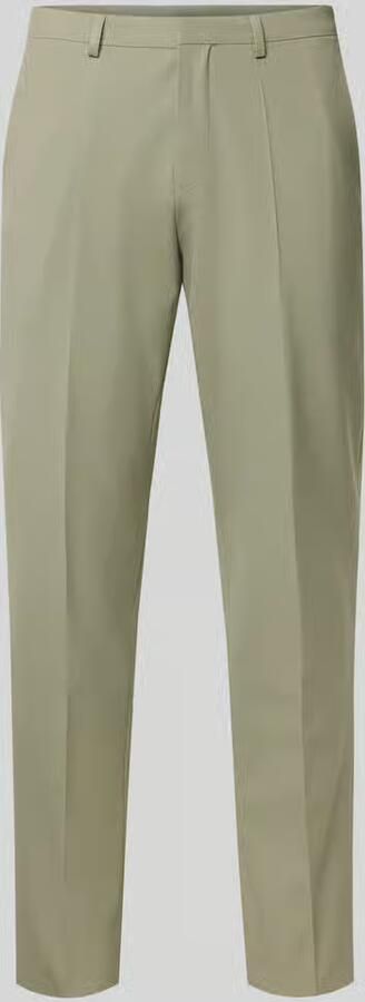 HUGO regular fit pantalon met wol model 'Hesten'