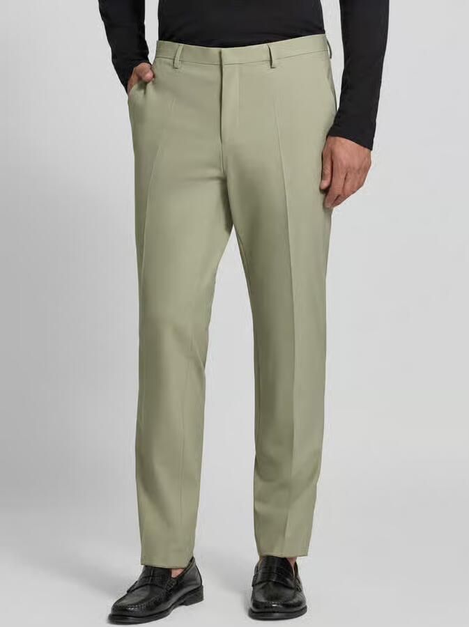 HUGO regular fit pantalon met wol model 'Hesten' - Foto 2