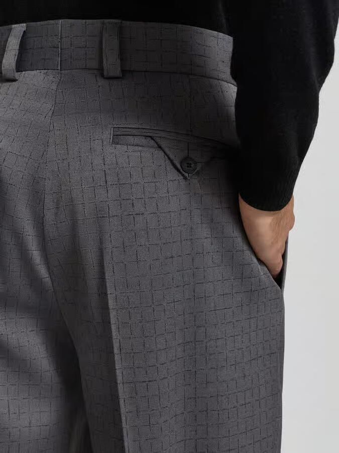 HUGO Regular fit pantalon van scheerwolmix model 'FLIPS251X' - Foto 2