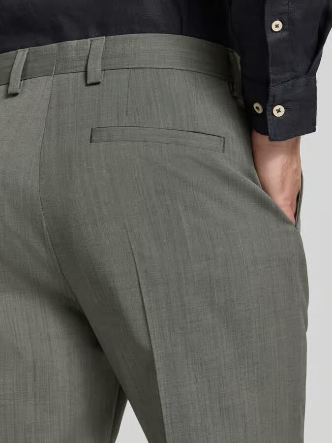 HUGO regular fit pantalon van scheerwolmix model 'TEAGAN231X'