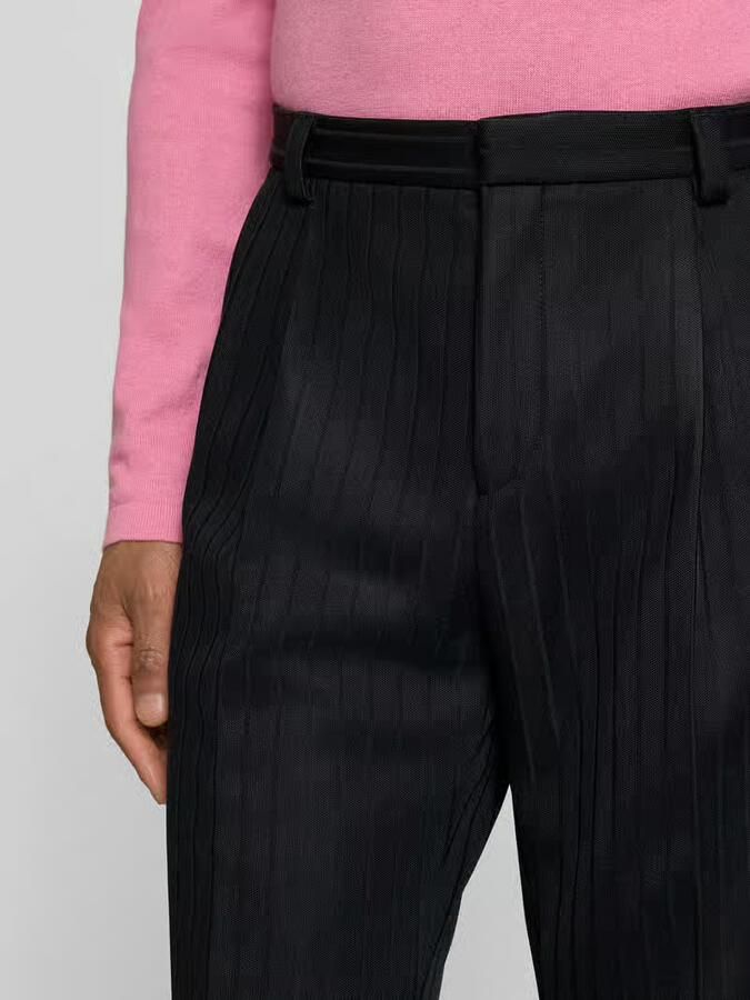HUGO regular fit pantalon van viscosemix model 'HESTEN'