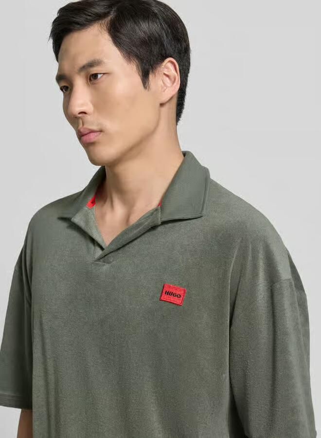 HUGO regular fit poloshirt van katoenmix model 'TERRANCE'