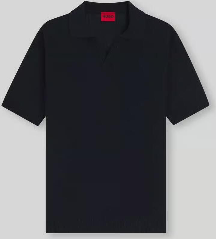 HUGO regular fit poloshirt van mix van katoen en linnen model 'SEEMANT' - Foto 2