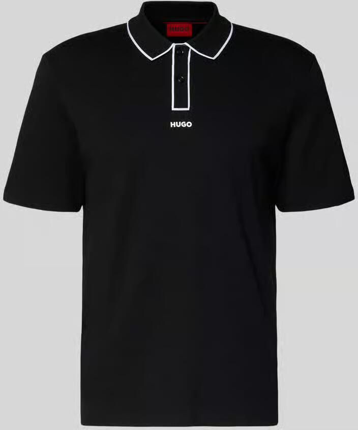HUGO Regular fit poloshirt van puur katoen model 'DALUMO'