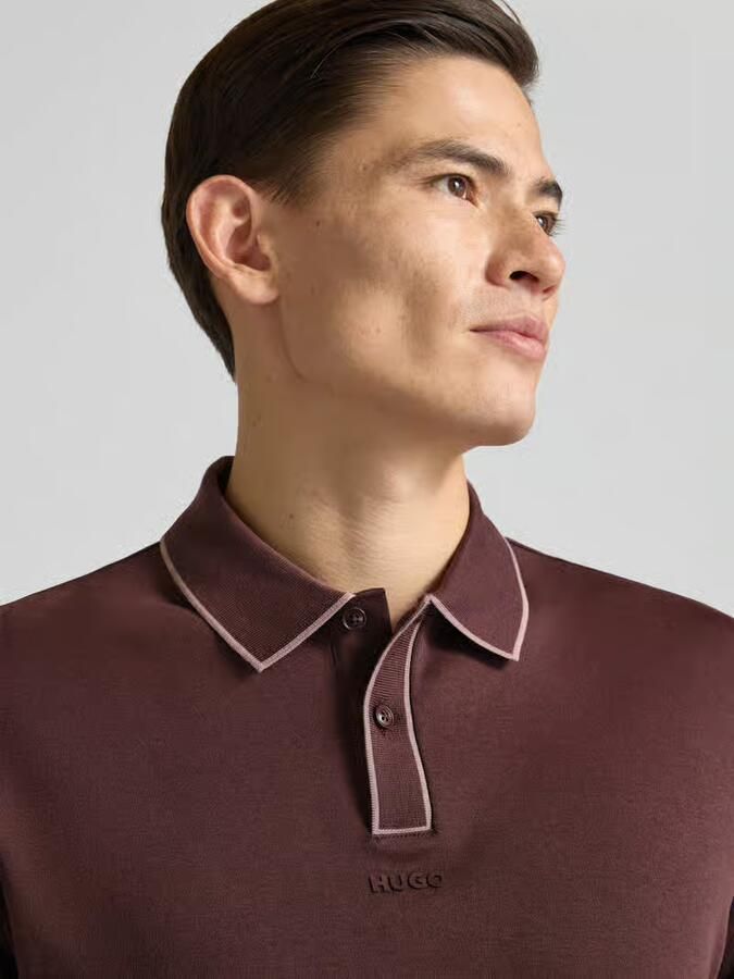 HUGO Regular fit poloshirt van puur katoen model 'DALUMO' - Foto 2