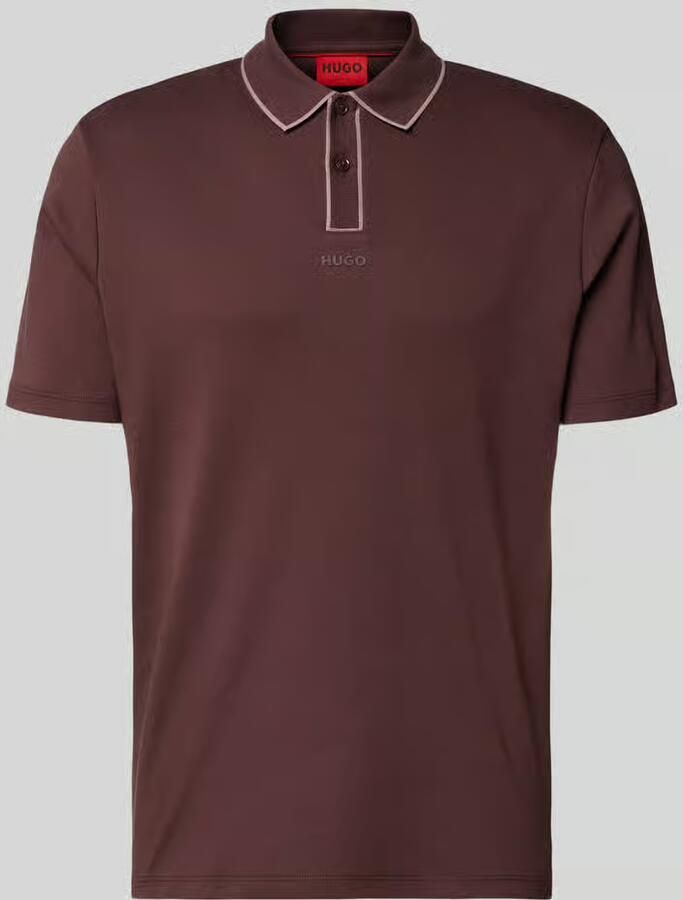 HUGO Regular fit poloshirt van puur katoen model 'DALUMO'