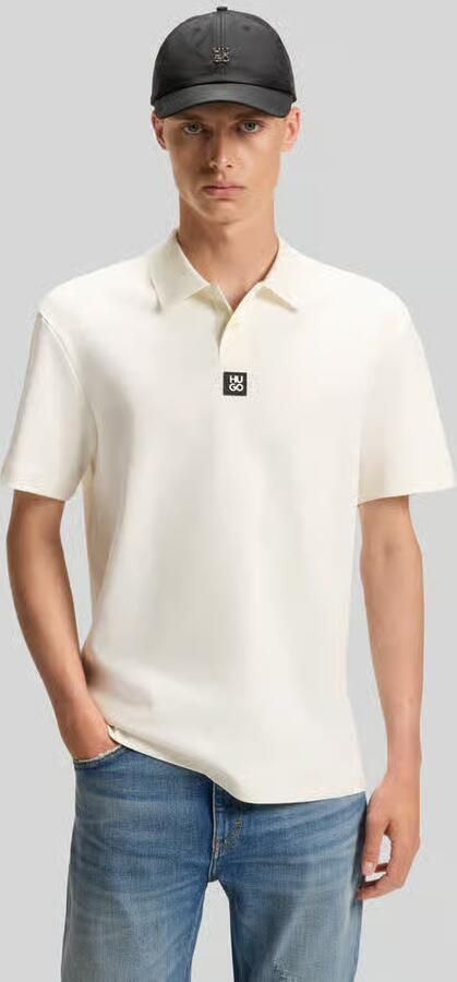 HUGO Regular fit poloshirt van puur katoen model 'DEABONO_D' - Foto 3