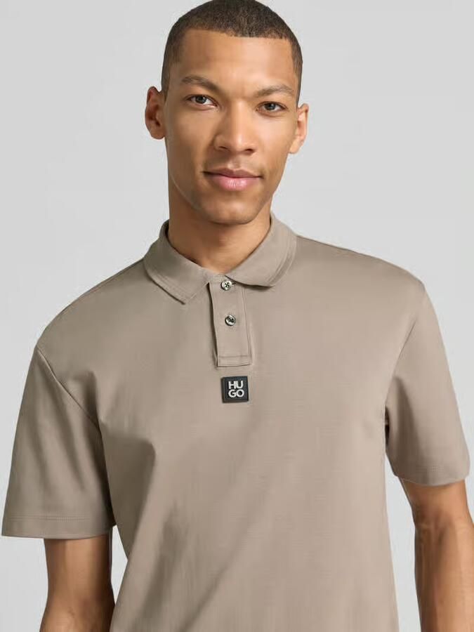 HUGO regular fit poloshirt van puur katoen model 'DEABONO'