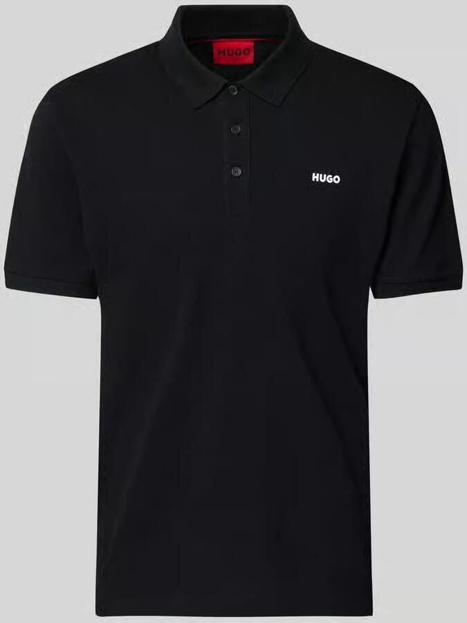 HUGO Regular fit poloshirt van puur katoen model 'DONOS222' - Foto 2
