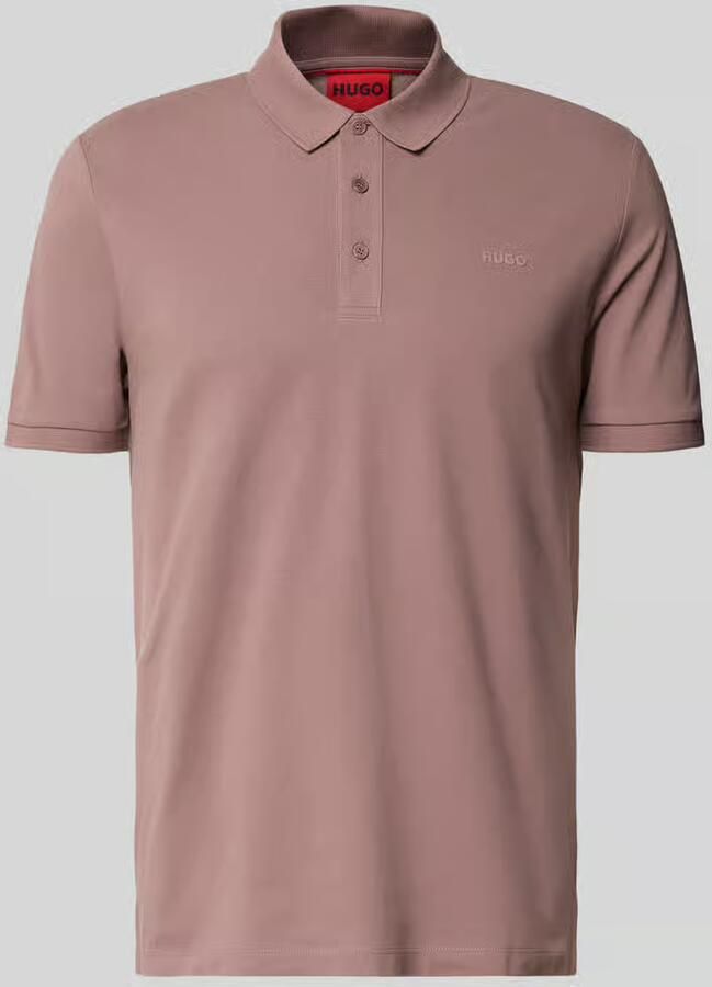 HUGO Regular fit poloshirt van puur katoen model 'DONOS222'