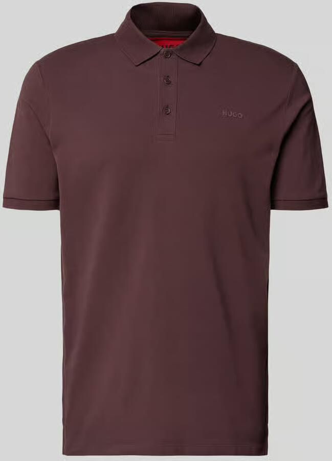 HUGO Regular fit poloshirt van puur katoen model 'DONOS222'
