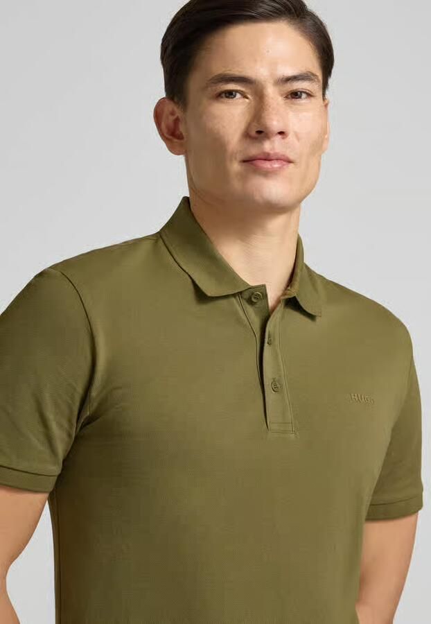 HUGO Regular fit poloshirt van puur katoen model 'DONOS222' - Foto 2