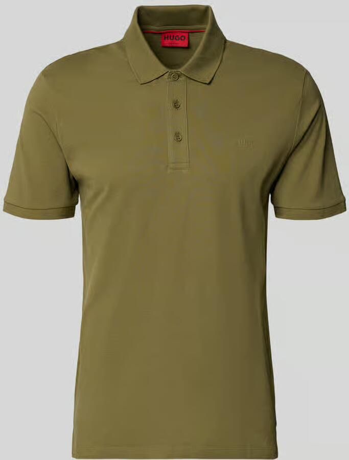 HUGO Regular fit poloshirt van puur katoen model 'DONOS222'