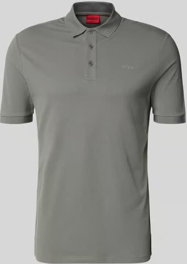 HUGO Regular fit Poloshirt van puur katoen Model 'DONOS222' - Foto 2