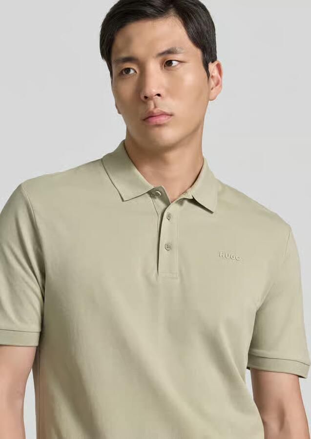 HUGO Regular fit Poloshirt van puur katoen Model 'DONOS222'