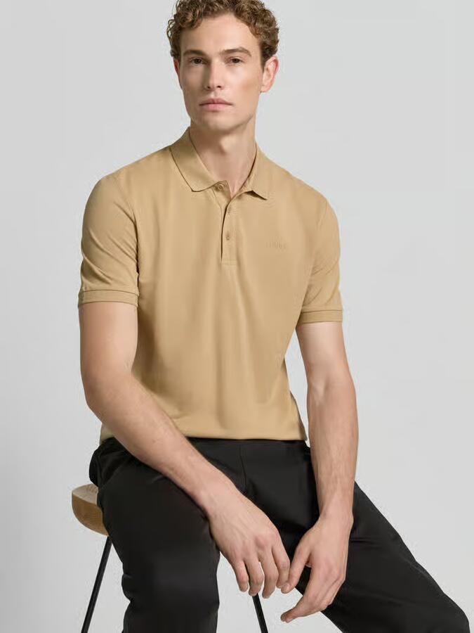 HUGO Regular fit Poloshirt van puur katoen Model 'DONOS222' - Foto 4