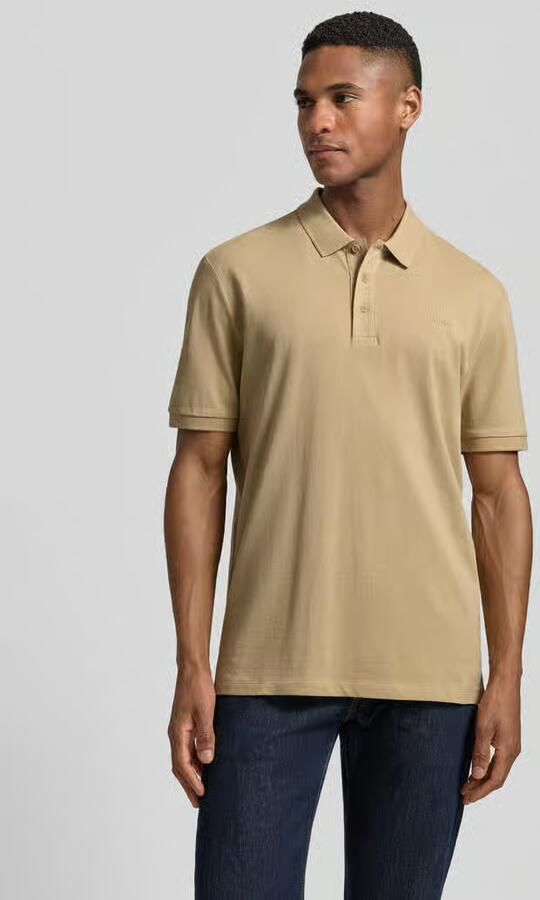 HUGO Regular fit Poloshirt van puur katoen Model 'DONOS222' - Foto 7