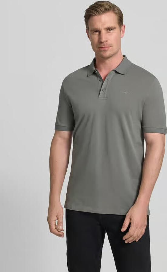 HUGO Regular fit Poloshirt van puur katoen Model 'DONOS222' - Foto 4