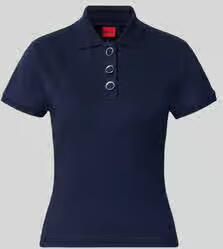 HUGO Regular fit poloshirt van viscosemix model 'Dereyel'