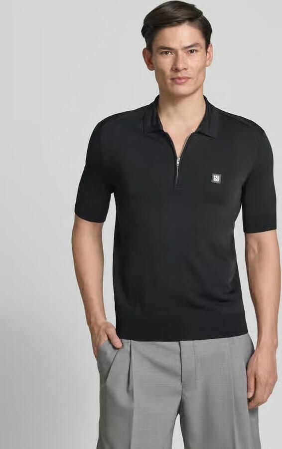 HUGO regular fit poloshirt van viscosemix model 'SAYFONG-4' - Foto 2