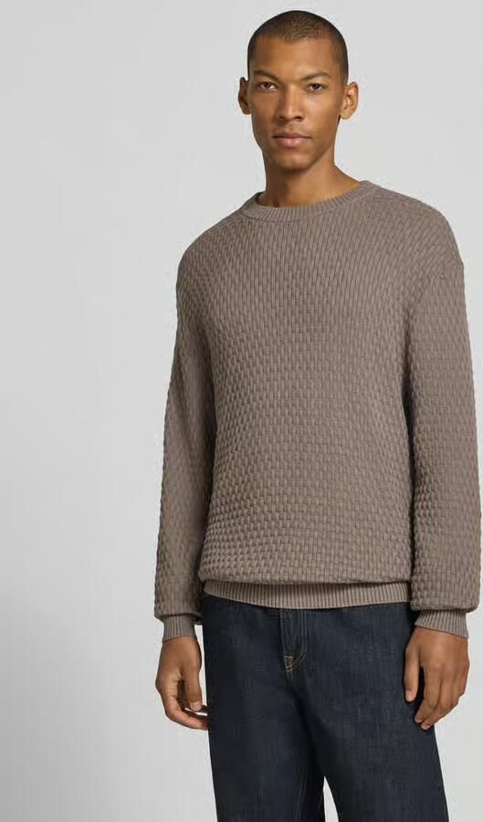 HUGO Regular fit pullover van pure katoen model 'Sylas' - Foto 3
