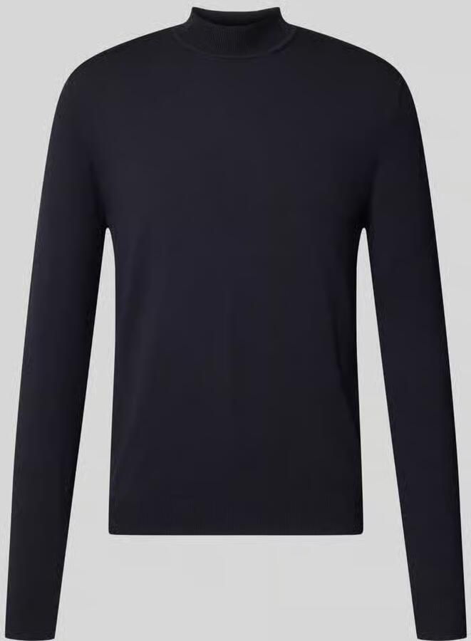 HUGO Regular fit pullover van viscosemix model 'San Marc-CV'