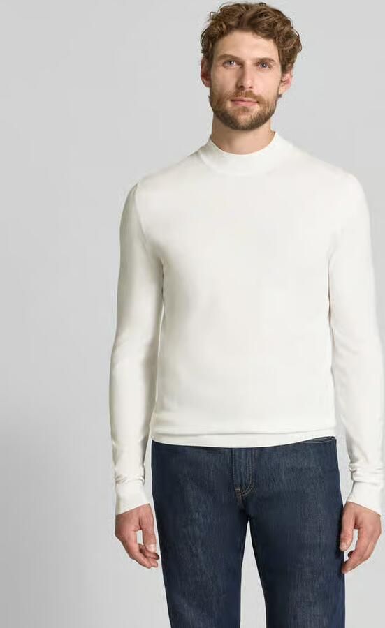 HUGO Regular fit gebreide pullover van viscosemix model 'SAN MARC' - Foto 3