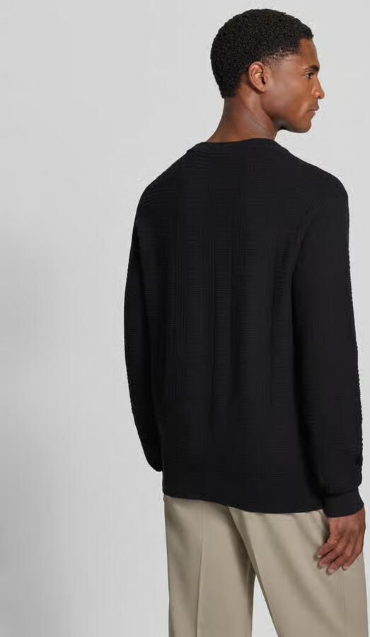 HUGO Regular fit pullover van zuiver katoen model 'Simoh' - Foto 3