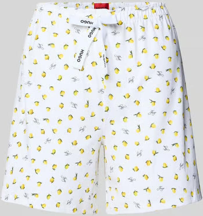 HUGO regular fit pyjama short van modalmix met katoen - Foto 2