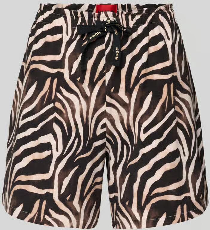 HUGO regular fit pyjama short van modalmix met katoen - Foto 2
