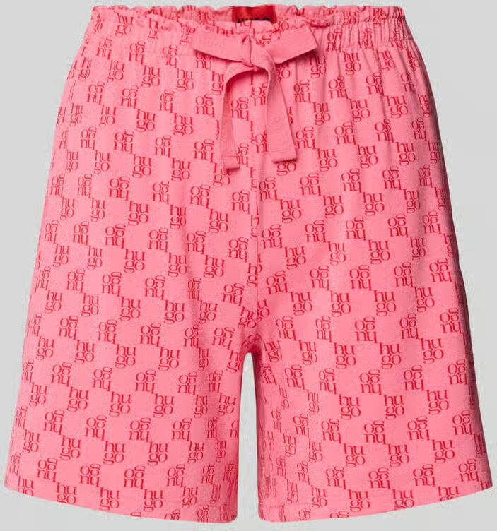 HUGO regular fit pyjama short van modalmix met katoen - Foto 2