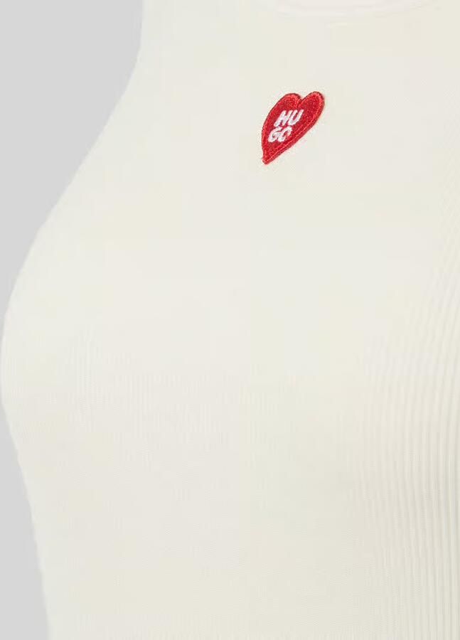 HUGO Regular fit pyjama-t-shirt van modalmix model ' HEART'