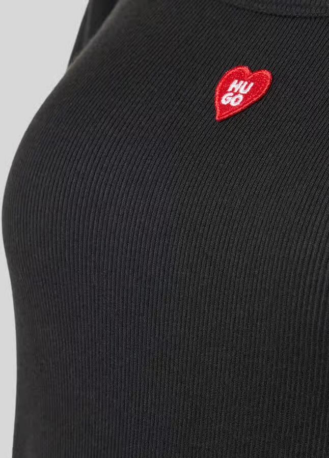 HUGO Regular fit pyjama-t-shirt van modalmix model ' HEART'
